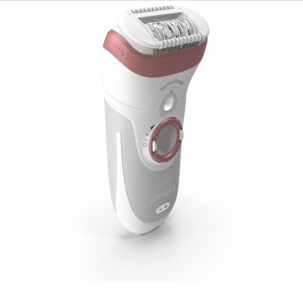 Braun Silk-épil 9 Rose Gold Wet & Dry Epilator/Shaver Head & 4 Extras SES9-720.
